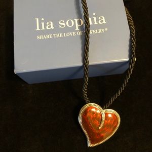 Lia Sophia heart necklace